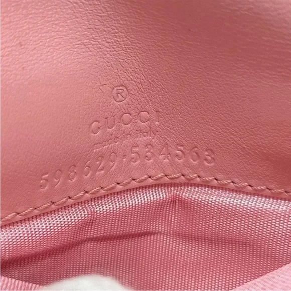 Gucci Marmont Small Wallet in Pale Pink - Picture 6 of 9